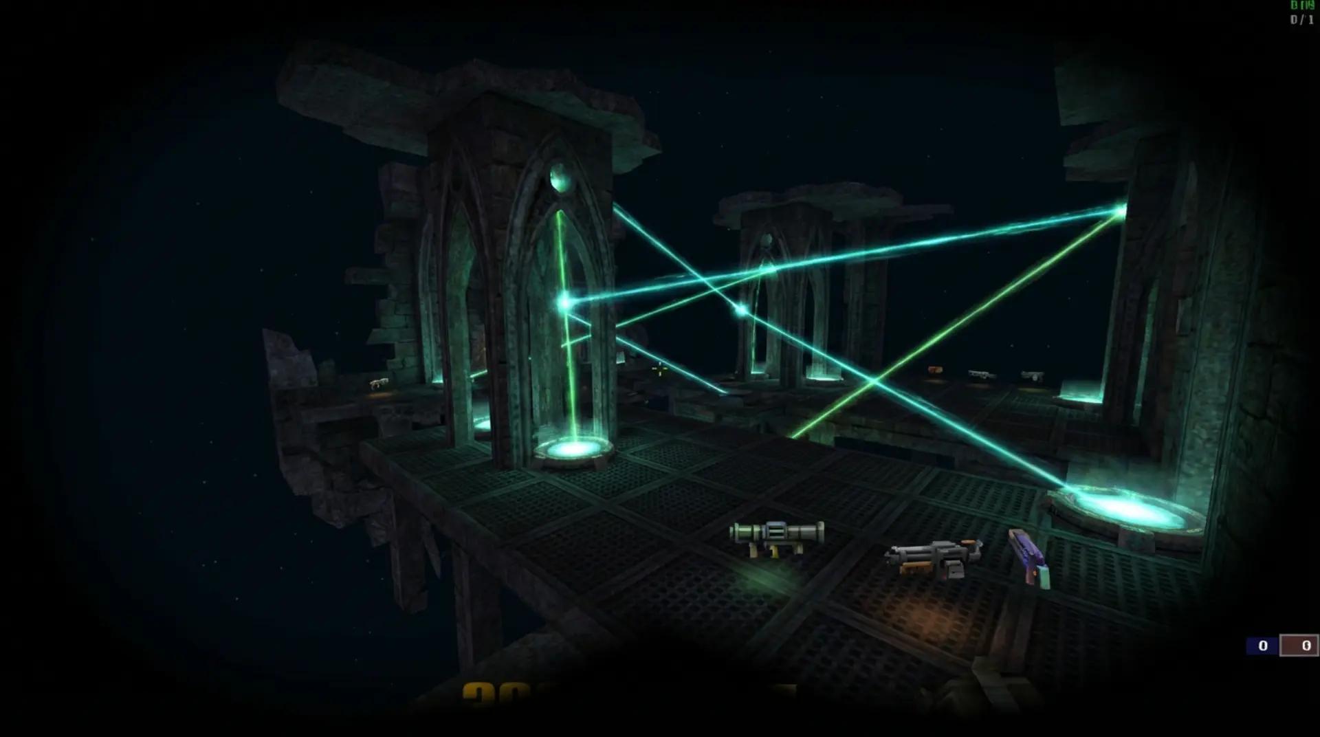 Quake FPS gameplay hero background
